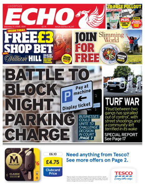 Cover of Liverpool Echo