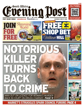 Cover of South Wales Evening Post