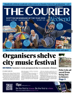 Cover of The Courier & Advertiser (Angus and Dundee)