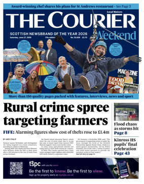 Cover of The Courier & Advertiser (Fife Edition)