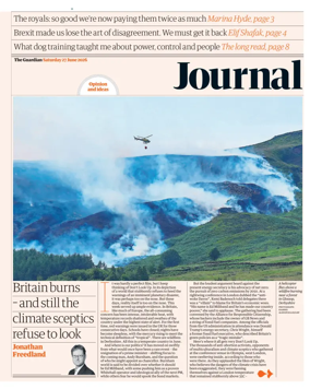 Cover of The Guardian e-paper Journal
