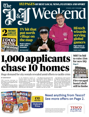 Cover of The Press and Journal (Inverness Highlands and Islands)