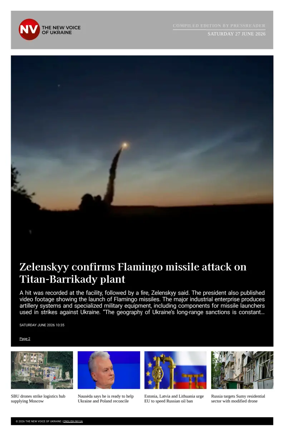 Cover of The New Voice of Ukraine