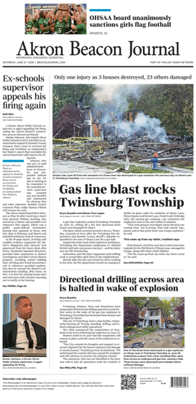 Cover of Akron Beacon Journal