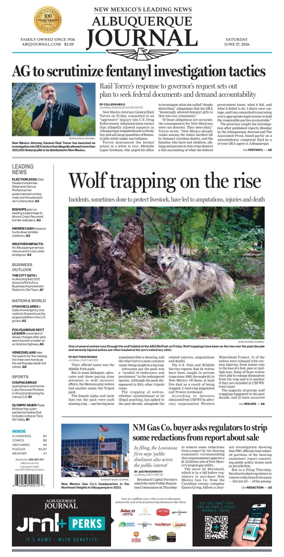 Cover of Albuquerque Journal