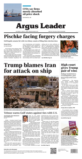 Cover of Argus Leader