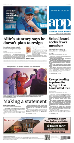 Cover of Asbury Park Press