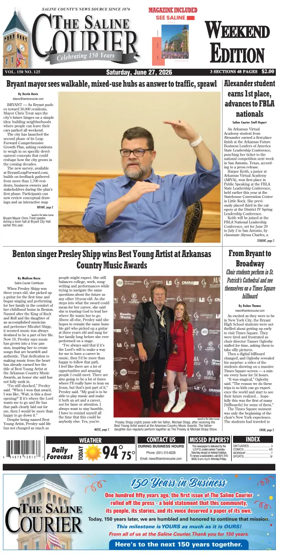 Cover of The Saline Courier Weekend