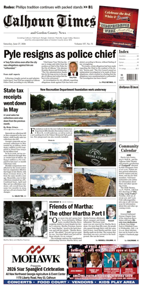 Cover of Calhoun Times