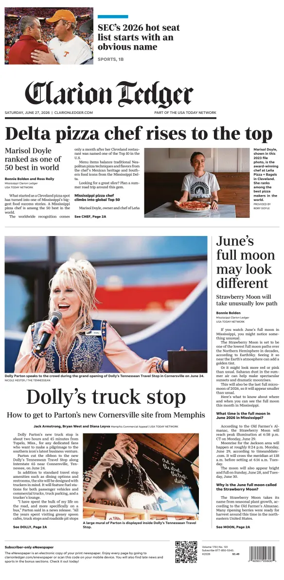 Cover of Clarion Ledger