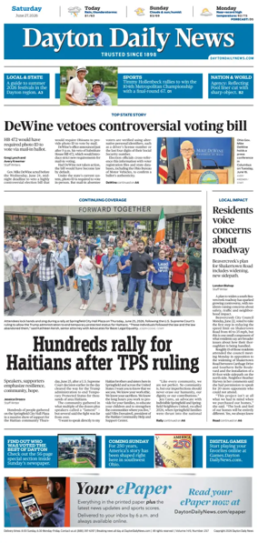 Cover of Dayton Daily News