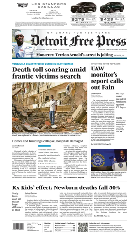 Cover of Detroit Free Press