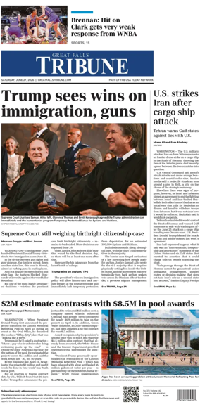 Cover of Great Falls Tribune
