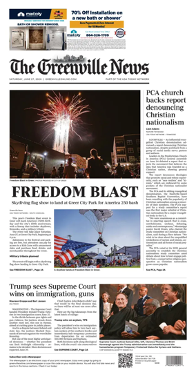 Cover of The Greenville News