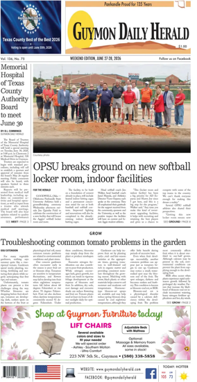 Cover of Guymon Daily Herald
