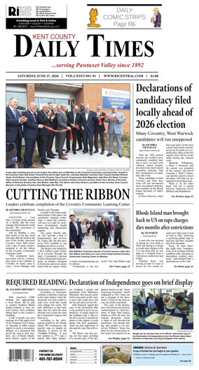 Cover of Kent County Daily Times