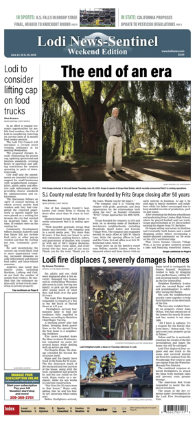 Cover of Lodi News-Sentinel