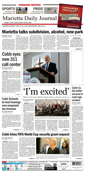 Cover of Marietta Daily Journal