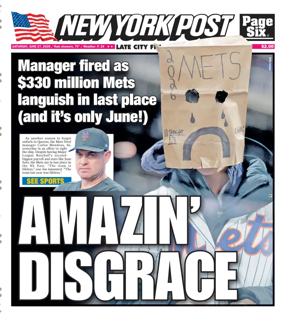 Cover of New York Post
