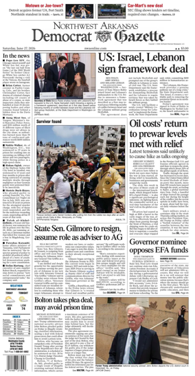 Cover of Northwest Arkansas Democrat-Gazette