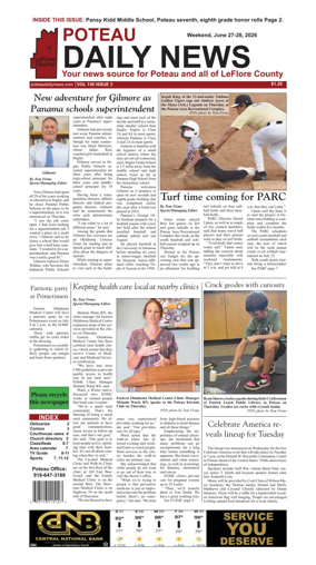 Cover of Poteau Daily News