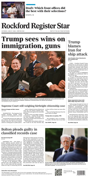 Cover of Rockford Register Star