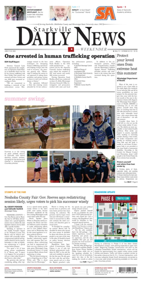 Cover of Starkville Daily News