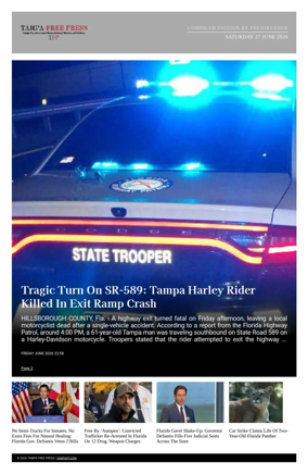 Cover of Tampa Free Press