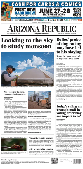 Cover of The Arizona Republic