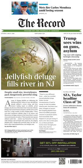 Cover of The Bergen Record