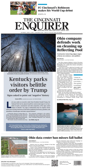 Cover of The Cincinnati Enquirer