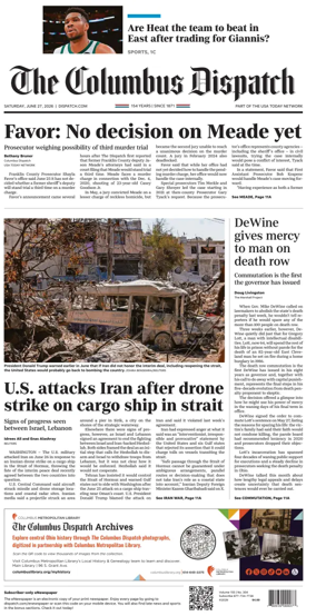 Cover of The Columbus Dispatch