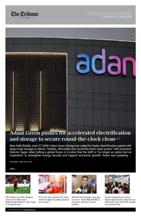 Cover of Tribune India - Compiled Edition