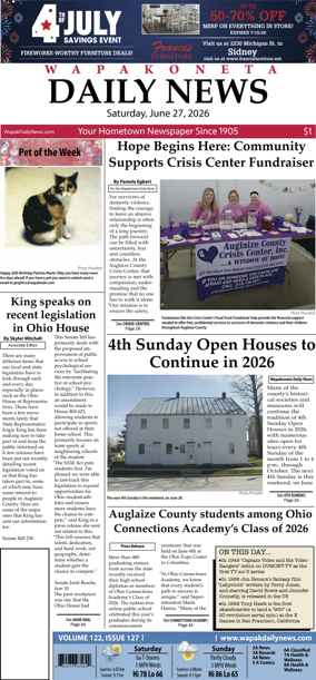 Cover of Wapakoneta Daily News