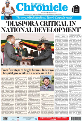 Cover of Chronicle (Zimbabwe)