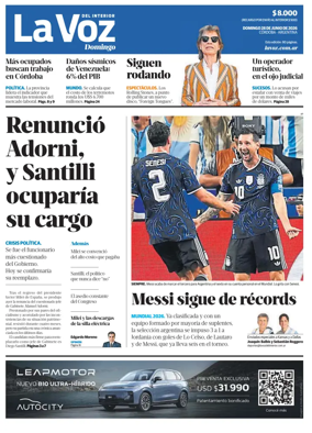 Cover of La Voz del Interior