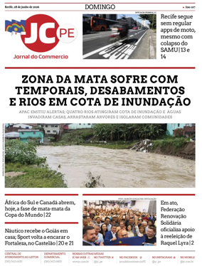 Cover of Jornal do Commercio