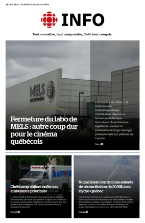 Cover of Radio-Canada Info