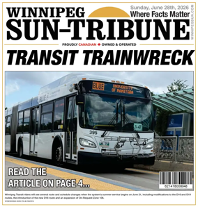 Cover of Winnipeg Sun