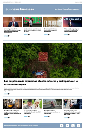 Cover of Euronews Business (Spanish) Compiled Edition