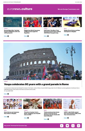 Cover of Euronews Culture and Sport Compiled Edition
