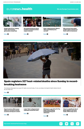 Cover of Euronews Health (English) Compiled Edition