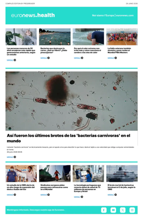 Cover of Euronews Health (Spanish) Compiled Edition