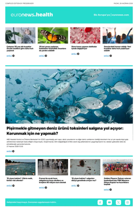 Cover of Euronews Health (Turkish) Compiled Edition