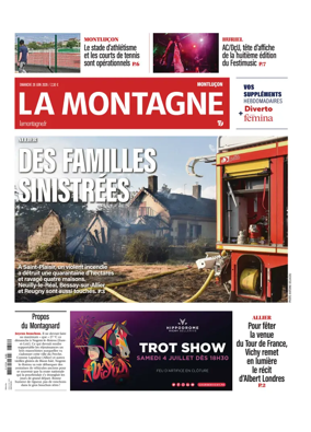 Cover of La Montagne (Montlucon)