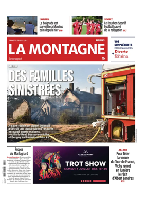 Cover of La Montagne (Moulins)