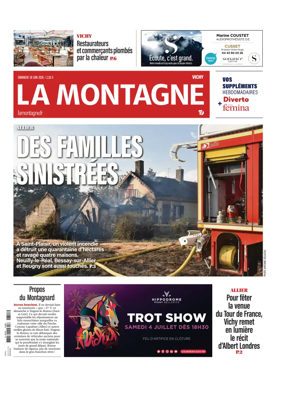 Cover of La Montagne (Vichy)