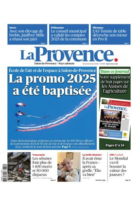 Cover of La Provence Salon-de-Provence / Pays salonais