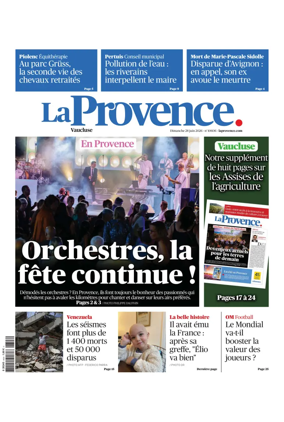 Cover of La Provences Vaucluse