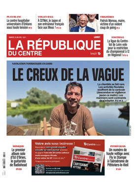 Cover of La Republique du Centre (Orleans - Loiret))